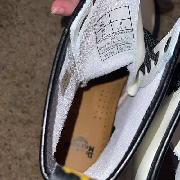 Size 8 / Doc Martens / White and Black / brand new - Picture 5 of 8